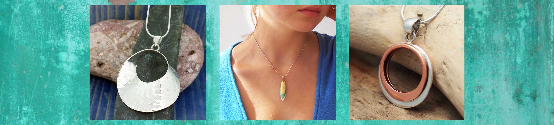 Contemporary Silver Pendants from Silver Bubble