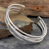 Handmade Cuff Silver Bracelet