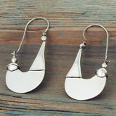 Handmade Sterling Silver Tribal Earrings