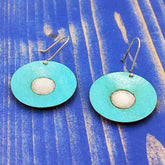 Patina Orbita Silver Drop Earrings