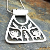 Large Triangular Tree of Life Pendant