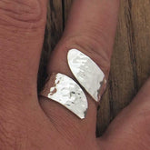 Handmade Wrap Around Silver Ring