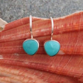 Handmade Silver Turquoise Earrings