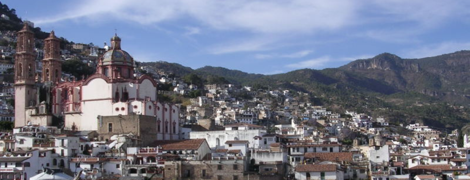Mexican Silver Jewellery from Taxco - Taxco Cityscape 