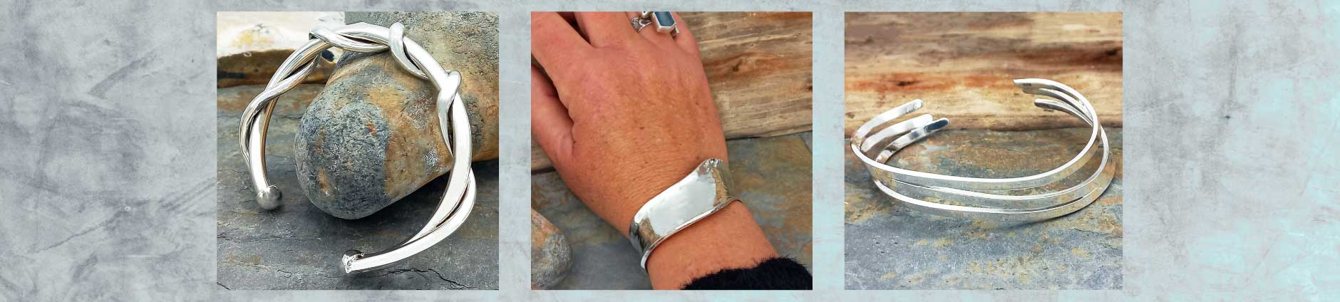 Statement Bracelets by Silver Bubble Jewellery