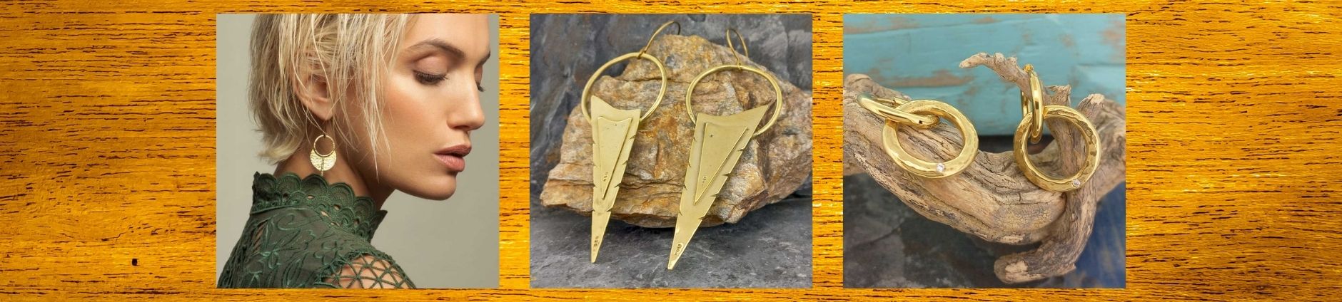 Brass Earrings