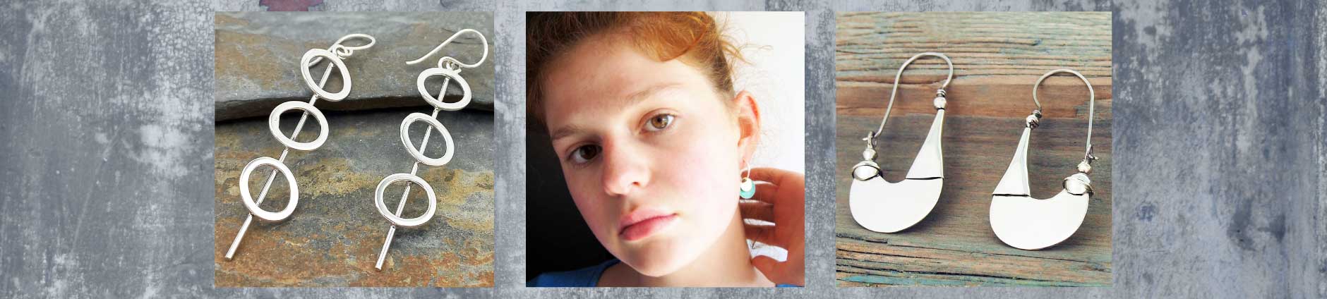 Unusual Silver Earrings