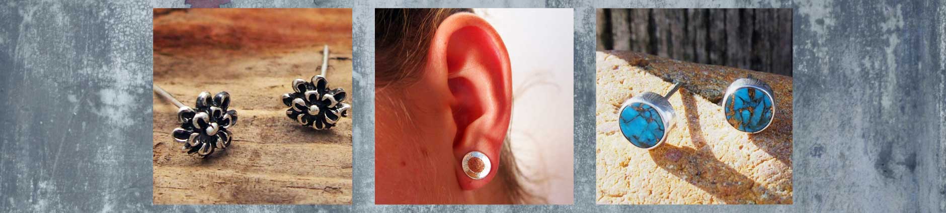 Silver Stud Earrings