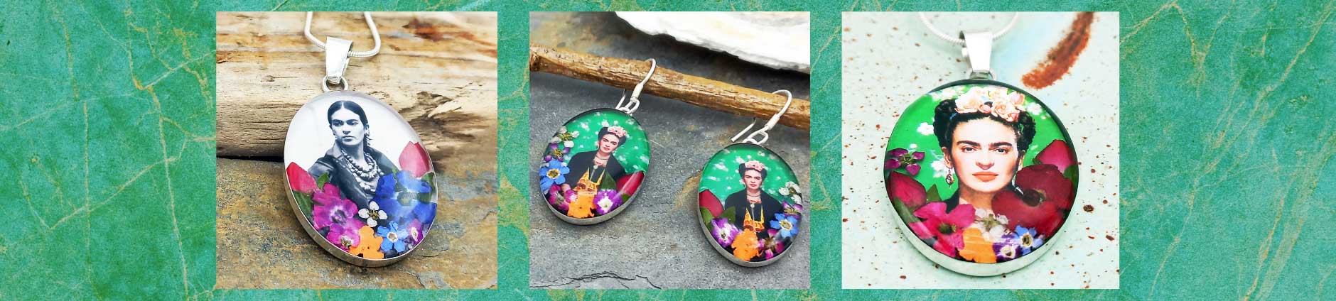 Frida Kahlo Jewellery by Silver Bubble Jewellery