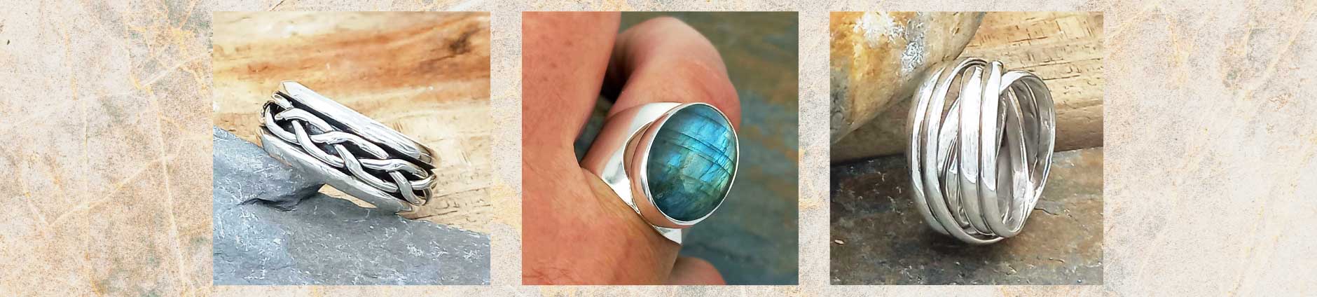 Handmade Silver Rings by Silver Bubble Jewellery