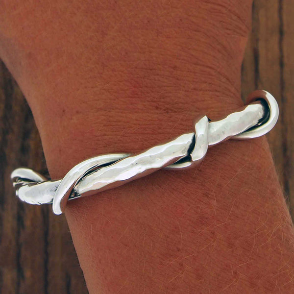 Mexican Silver Torque bracelet