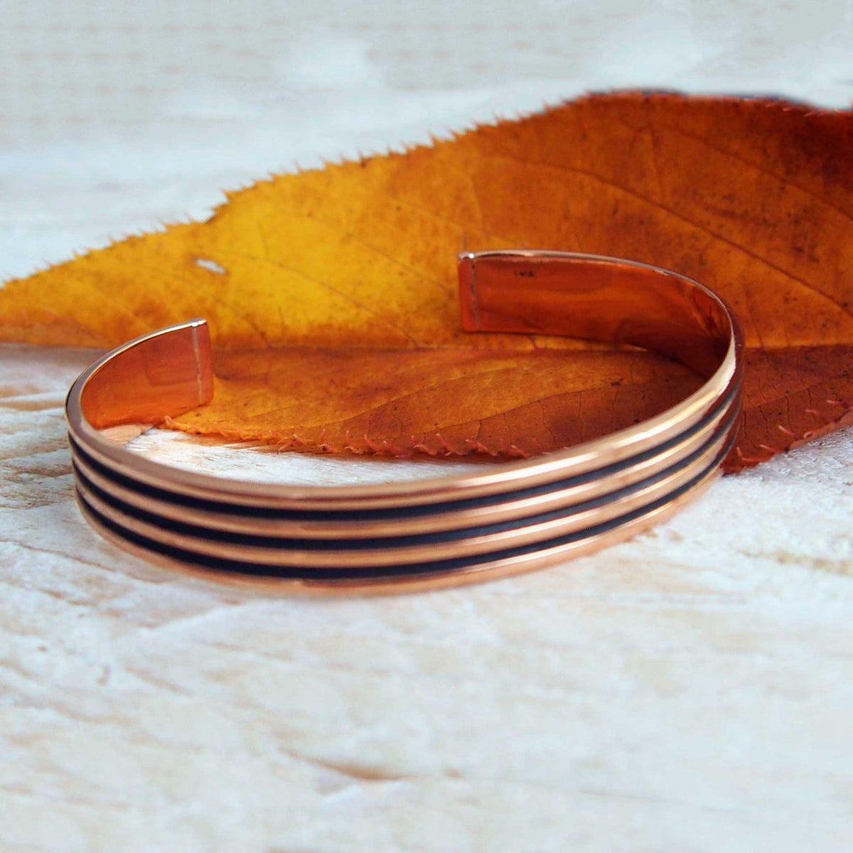 Man's copper cuff