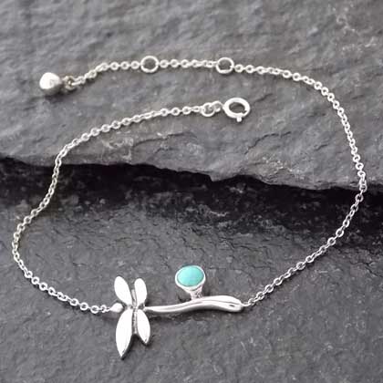 Handmade Dragonfly Chain Bracelet