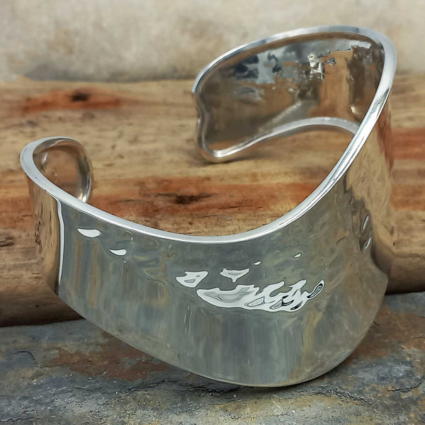 Statement Mexican Silver Cuff Bracelet