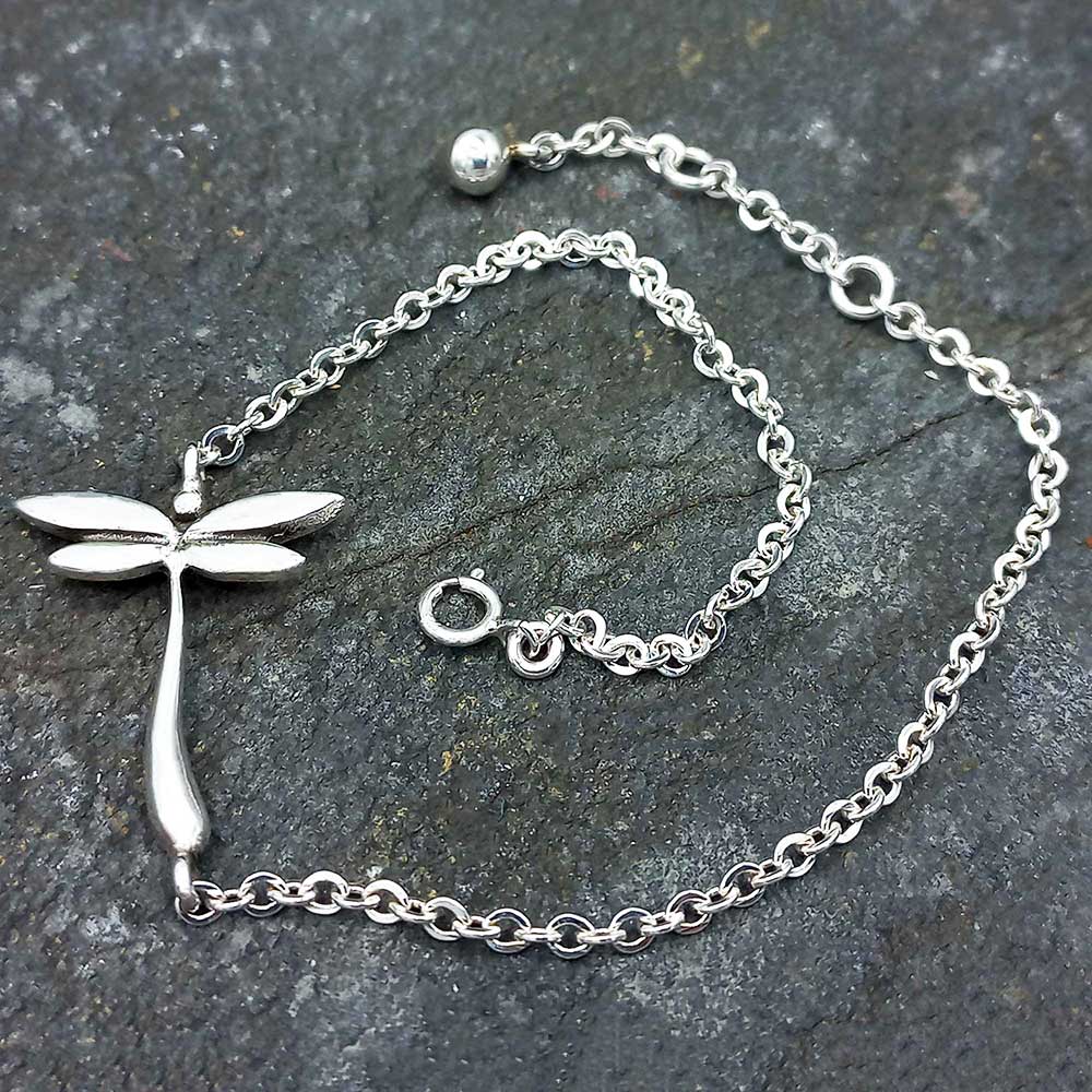 Sterling Silver Dragonfly Bracelet Main image