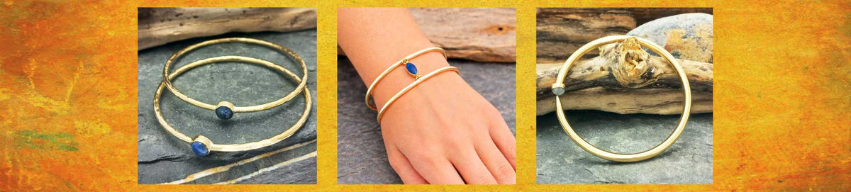 Brass handmade bracelets and bangles