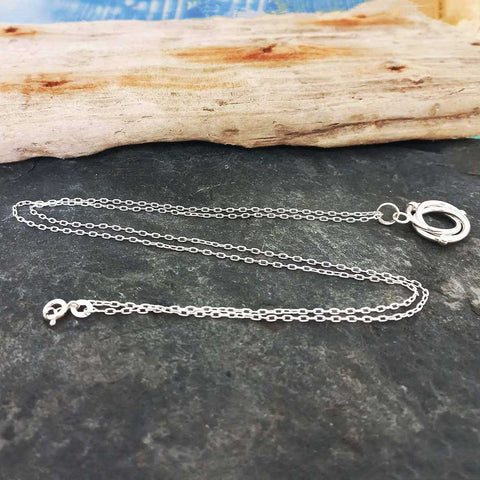 24" Silver Cable Link Chain