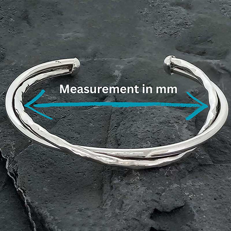 Measuring Guide for a cuff, bangle, torque or bangle