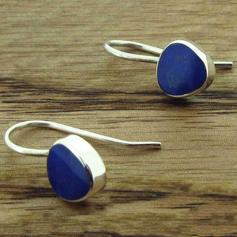 Handmade Lapis stone earrings