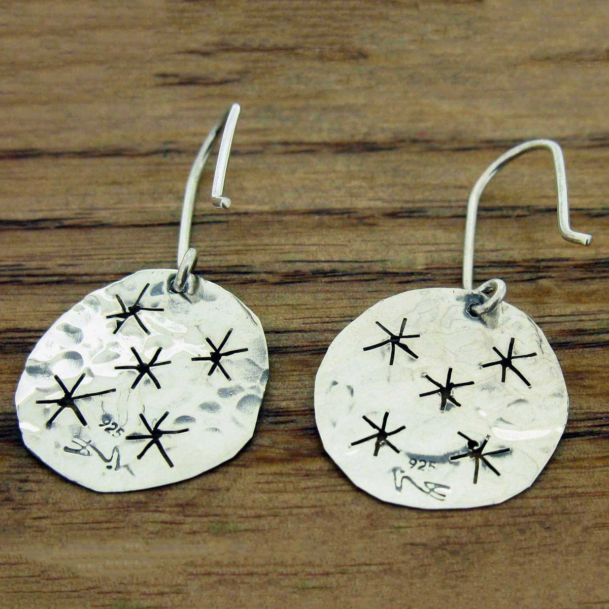 Starry Night Mini Silver Earrings (622)