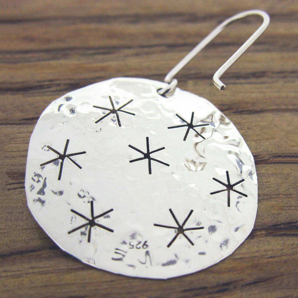 Starry Night Silver Earrings (655)