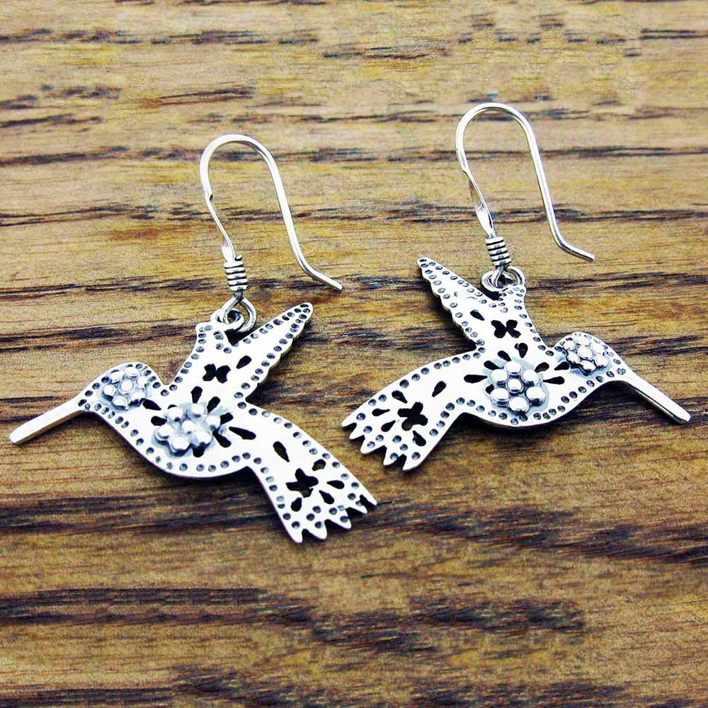 Mexican hummingbird earrings
