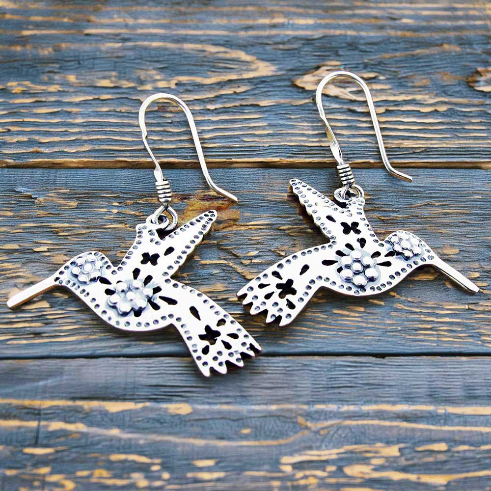 Colibri Hummingbird Silver Earrings Main image