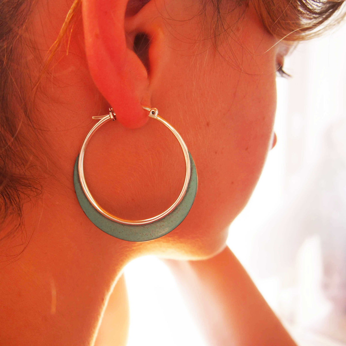 Handmade Statement Hoops