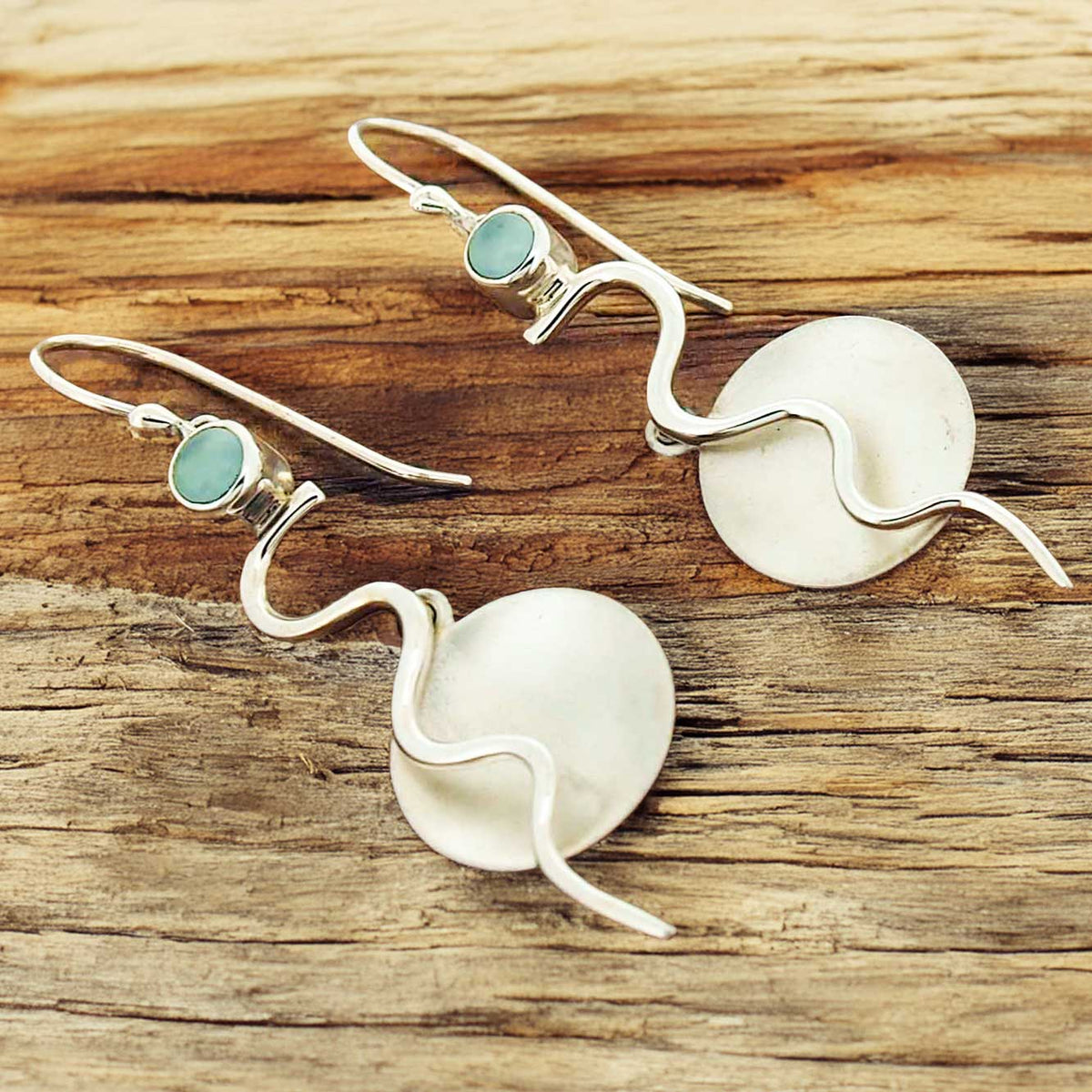 Chalcedony Silver Earrings