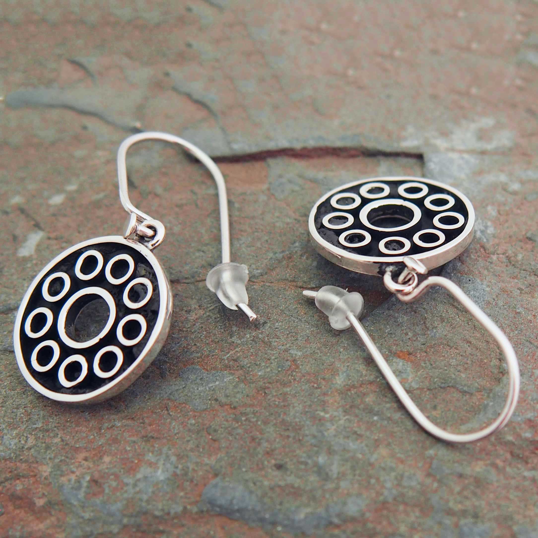 Clear Silicone Earring Backs – Silver Bubble - Main Image