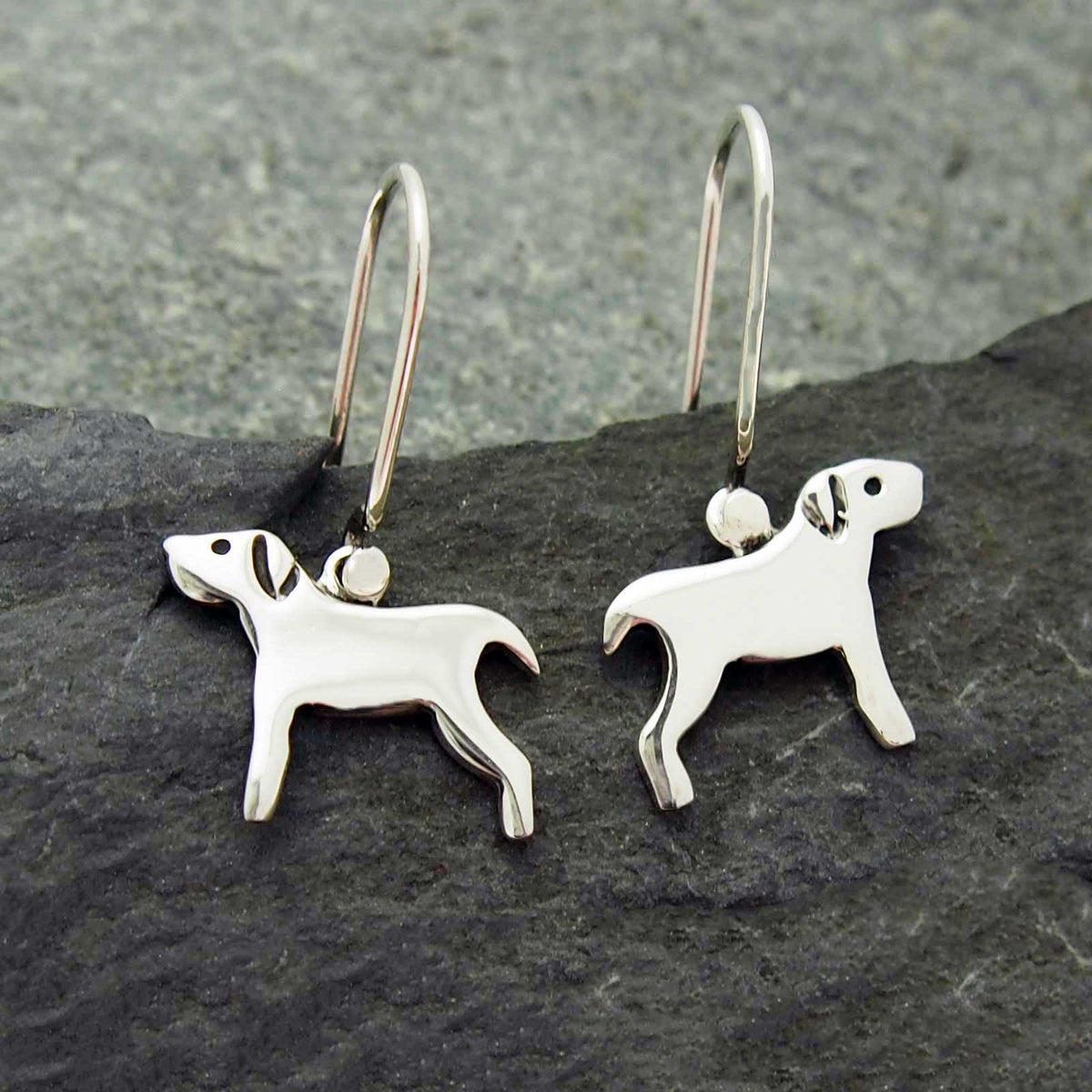Dog Silver Earrings Main image