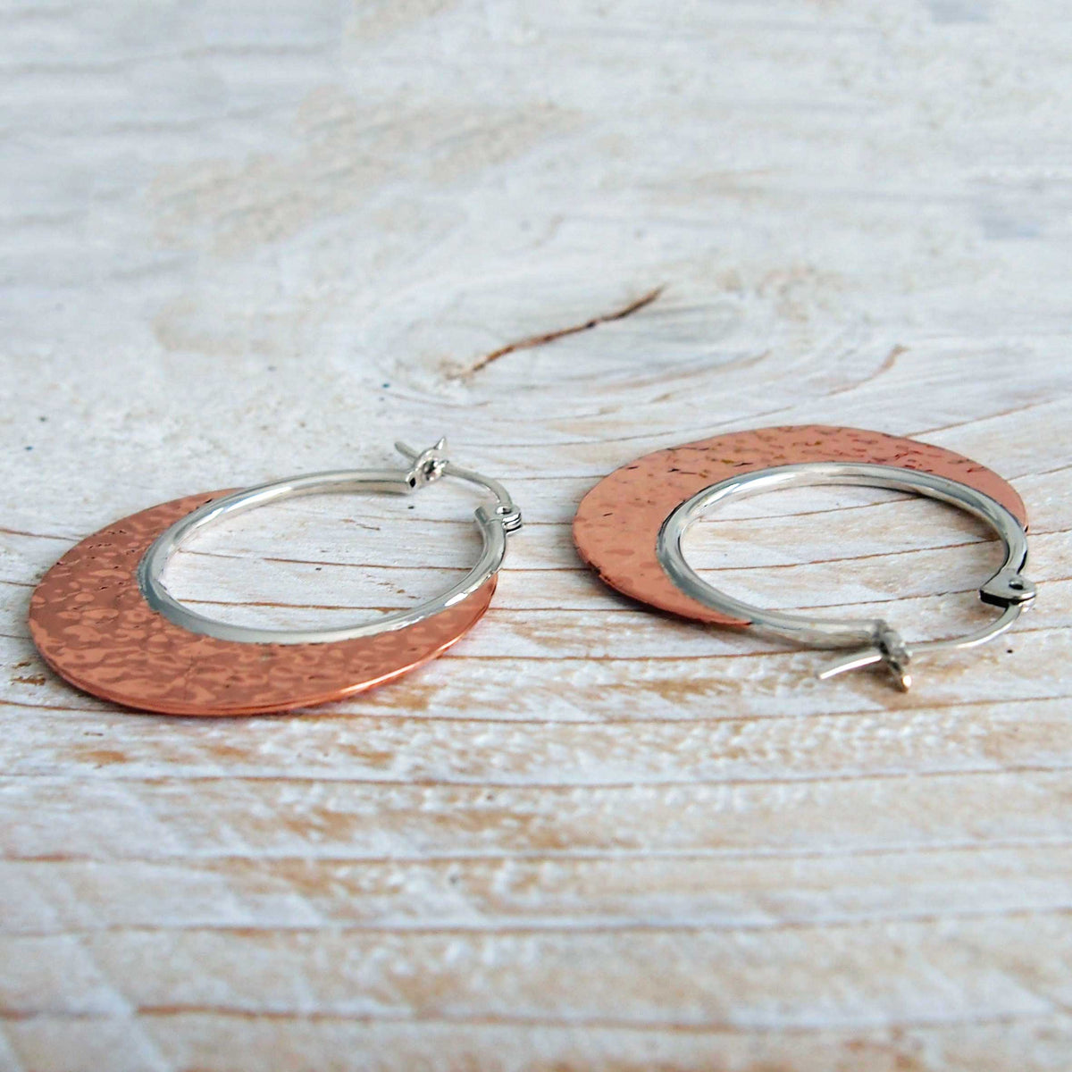 Statement hoop earrings
