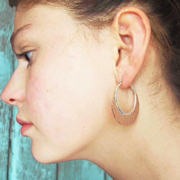 Handmade statement hoops