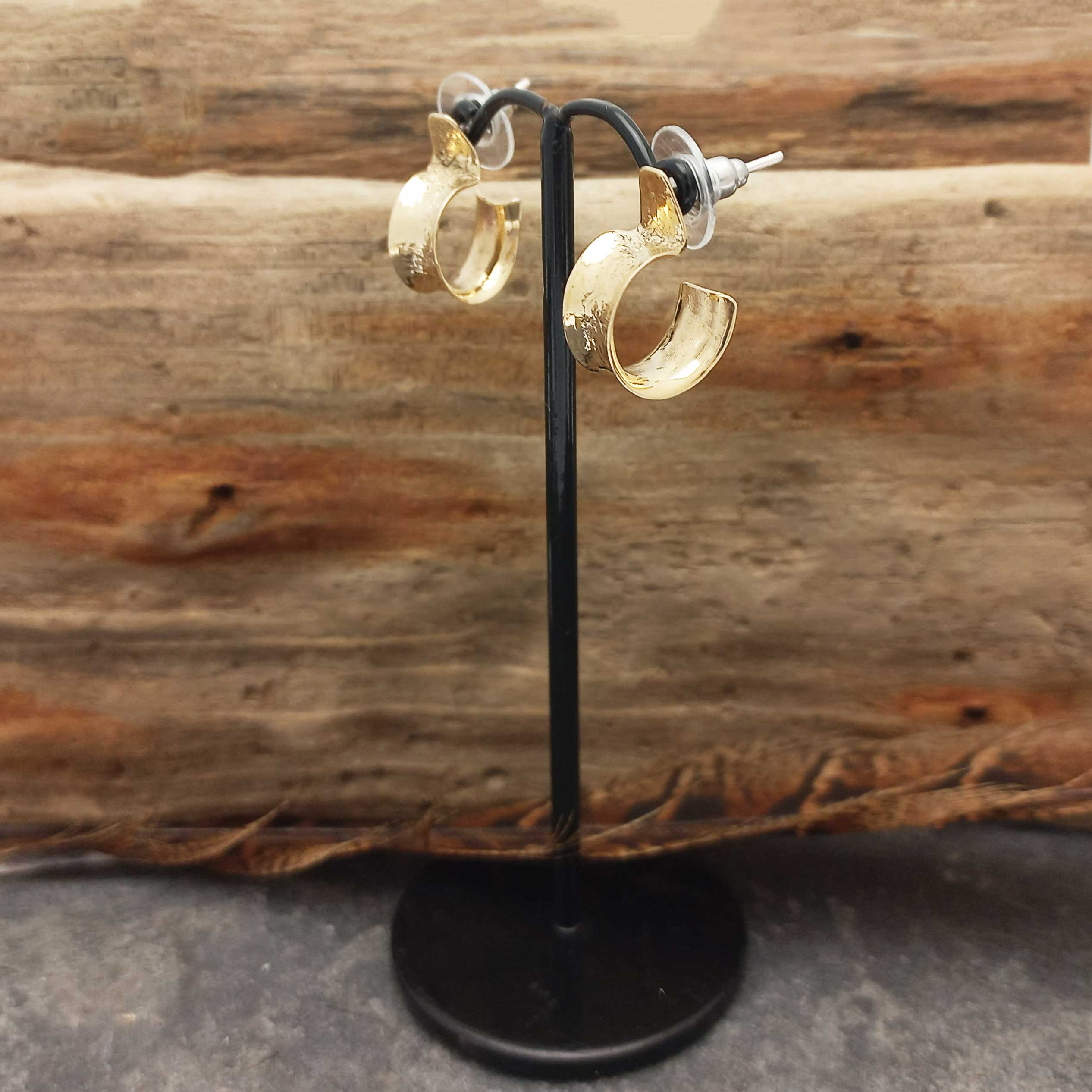 Brass semi-hoops