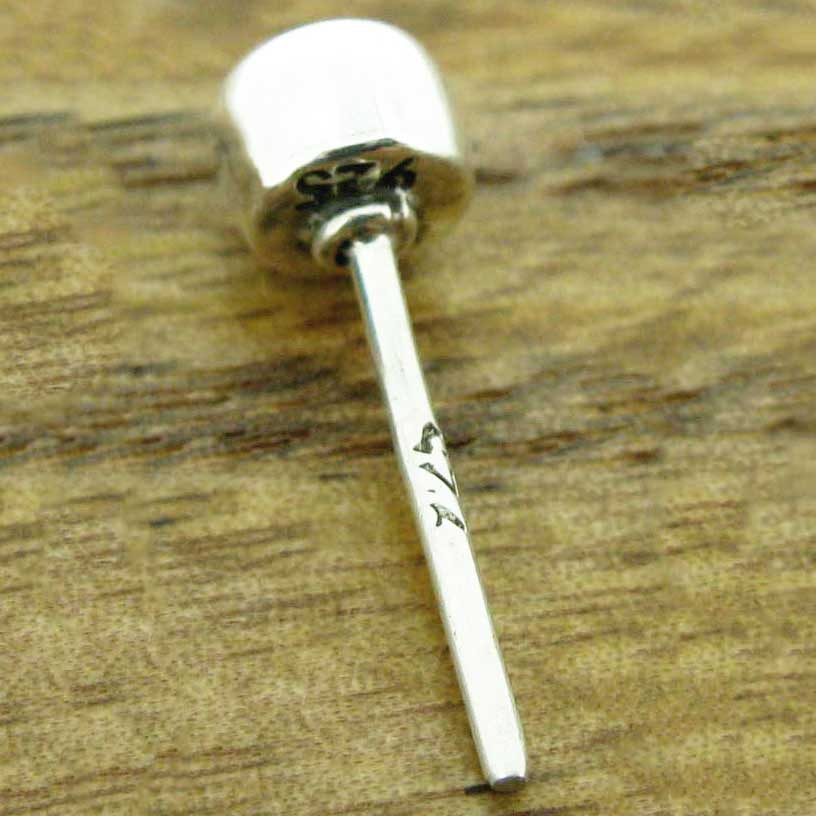 Turquoise 4mm Silver Stud Earrings (05)