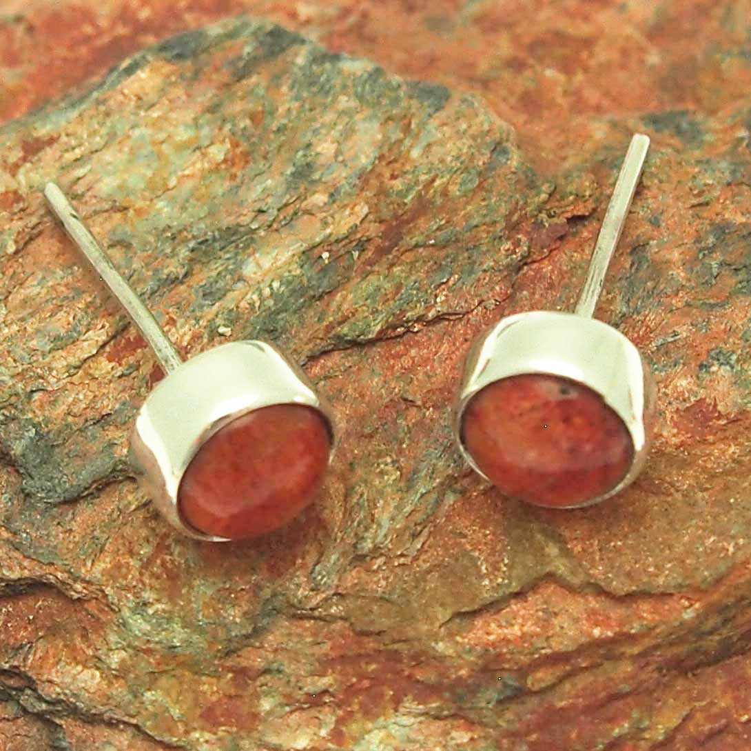 Sponge Coral Studs