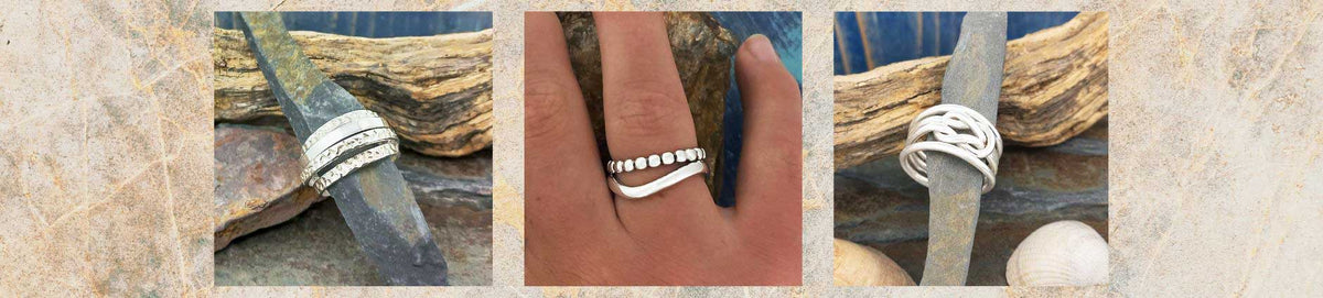 Handmade Silver Rings Banner