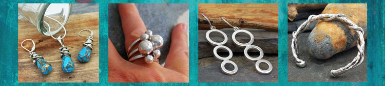Silver Bubble artisan jewellery slider