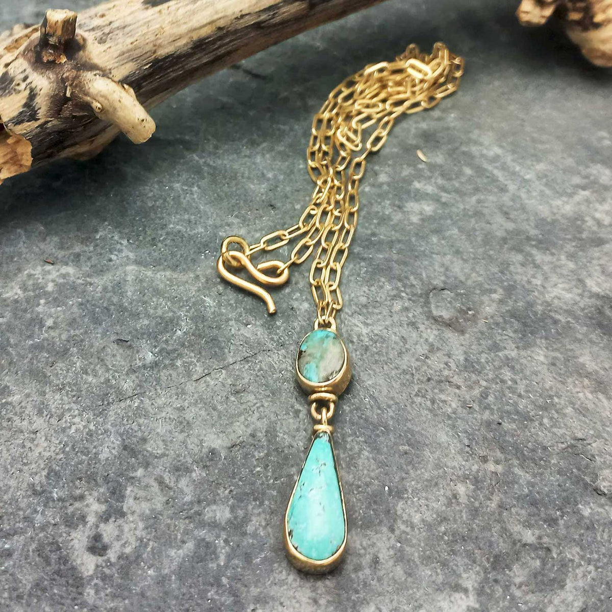 Rustic Turquoise Necklace Main image