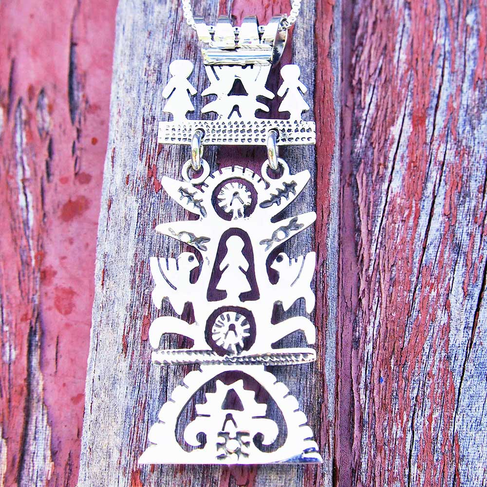 Mexican Tree of life necklace