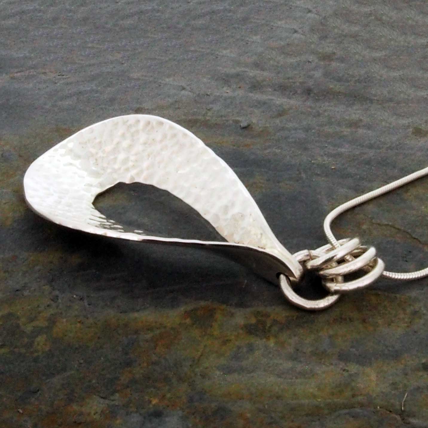 Mexican silver chunky pendant