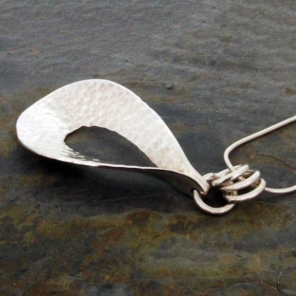 Mexican silver chunky pendant