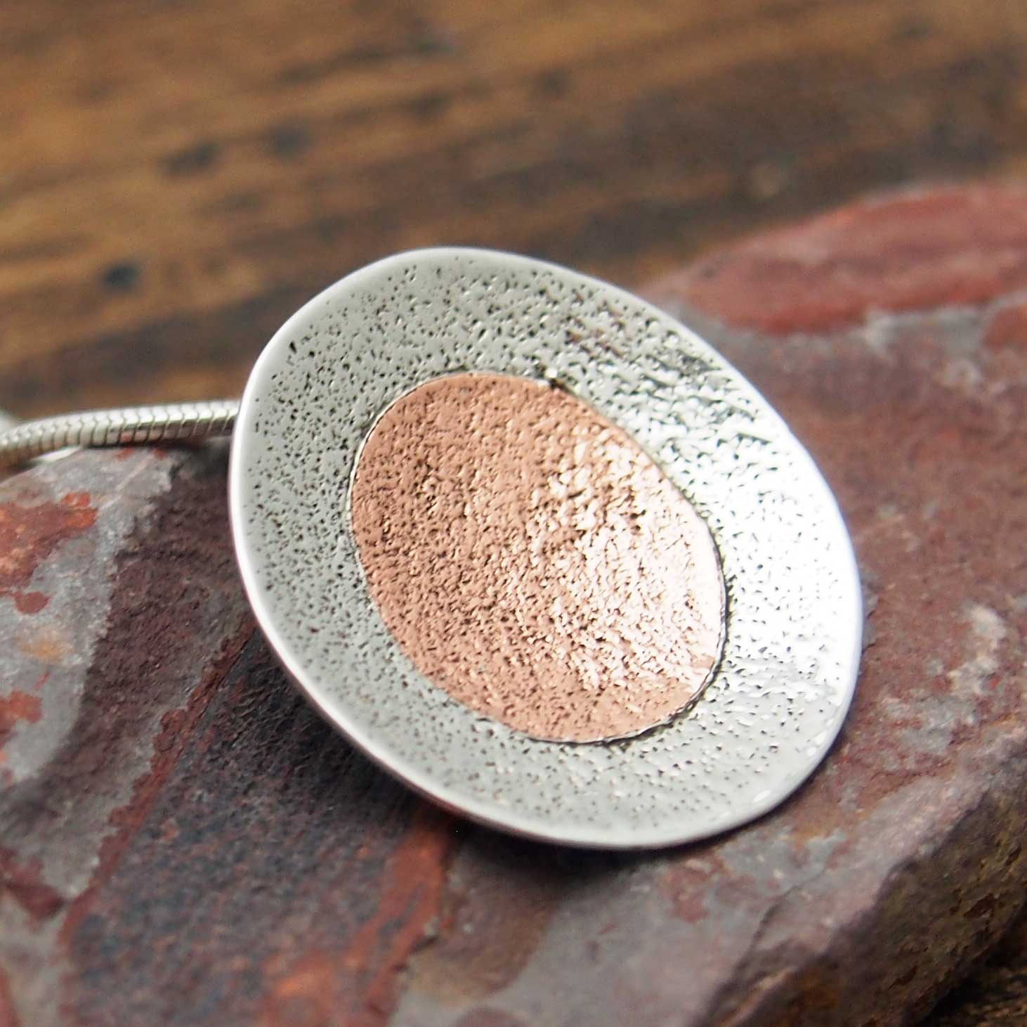 Copper Sunset Silver Pendant (367) Secondary image