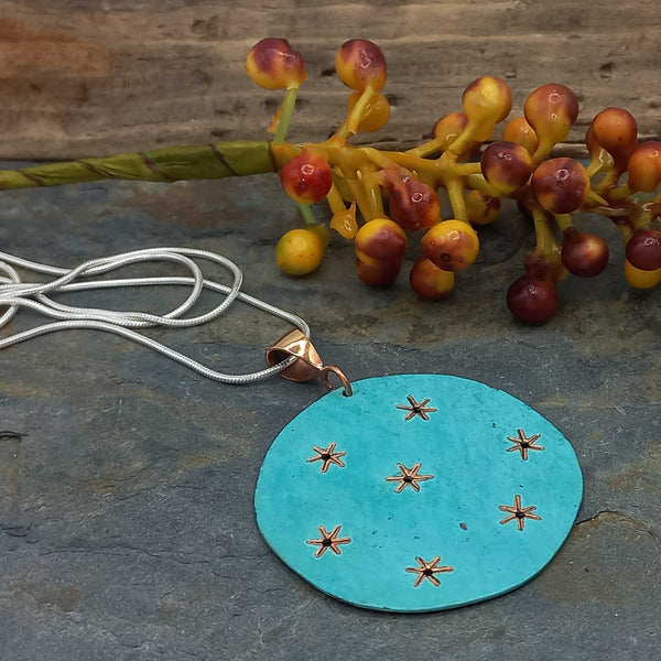 Patina Starry Sky Pendant