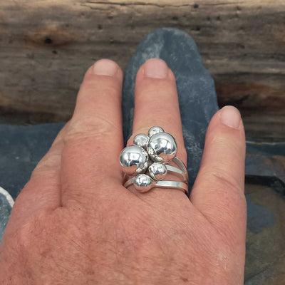 Silver Bubble Ring (04)