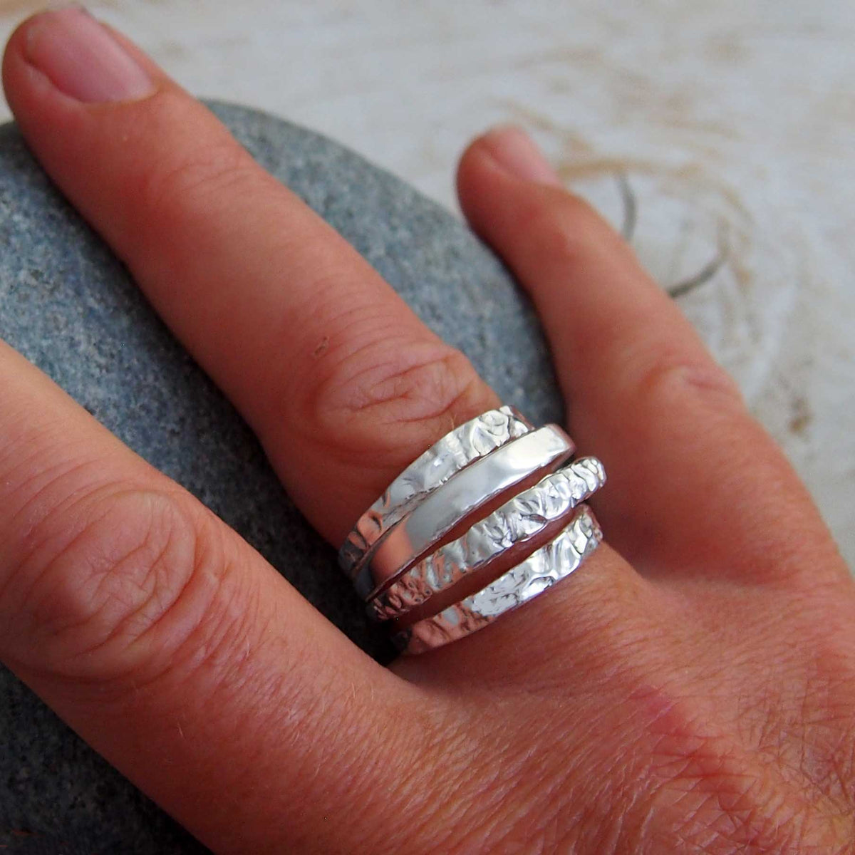 Hula Silver Ring
