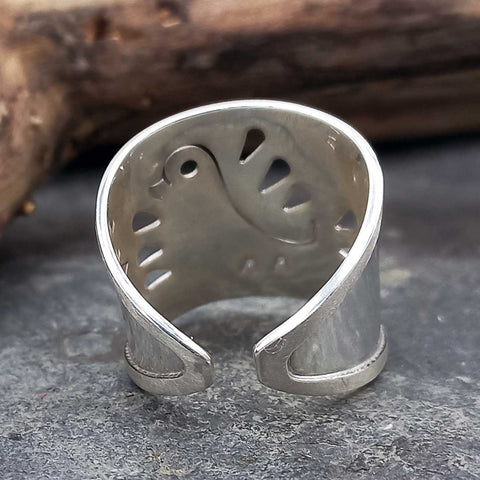 Dove Silver Bird Ring (193)