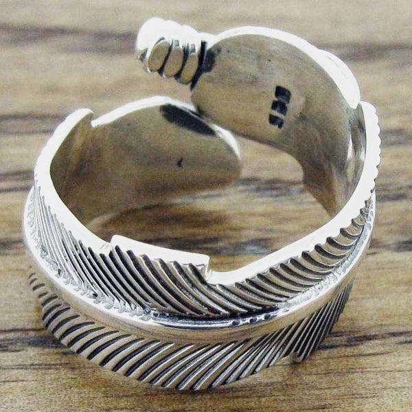 Pluma Silver Ring