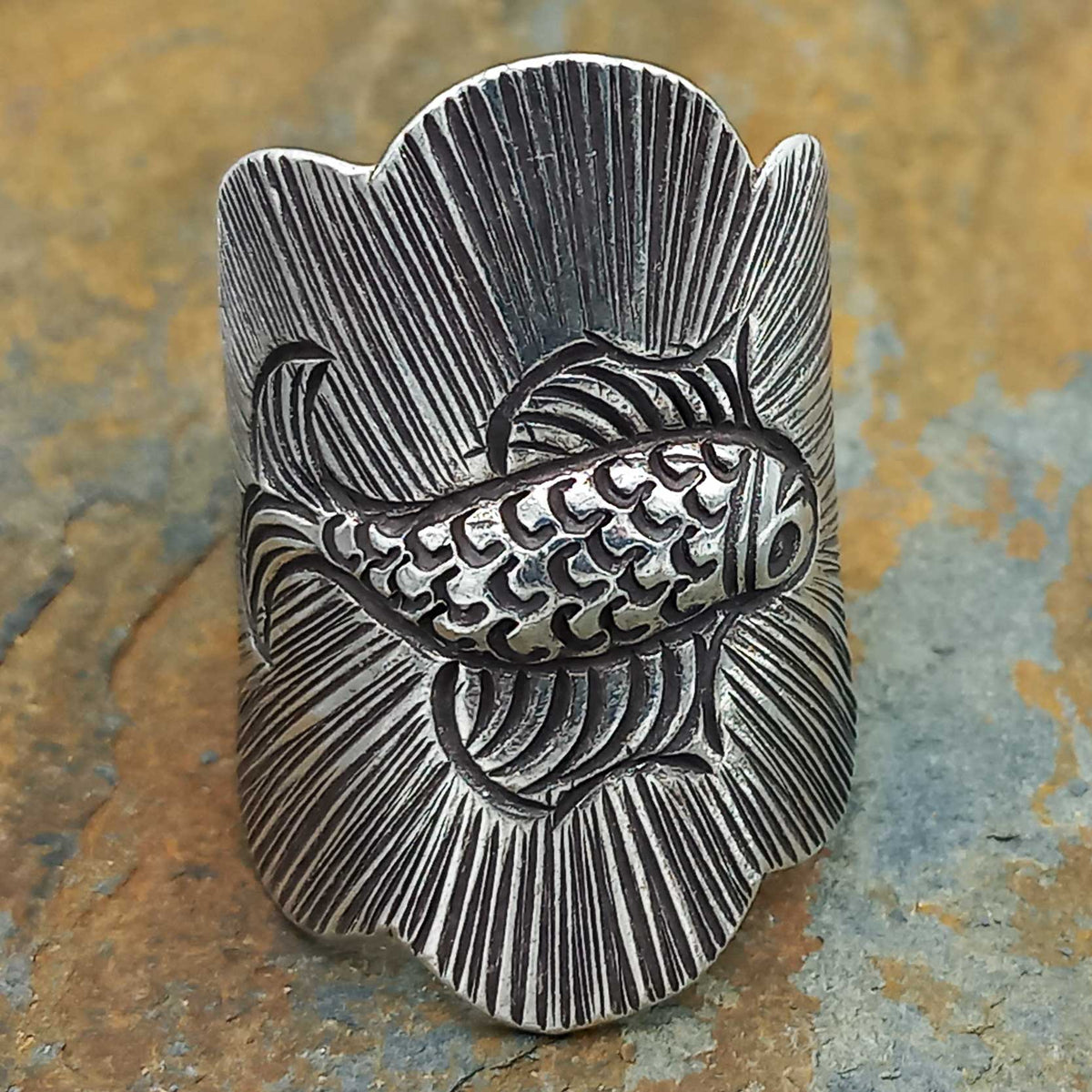 Fish Silver Ring Main image