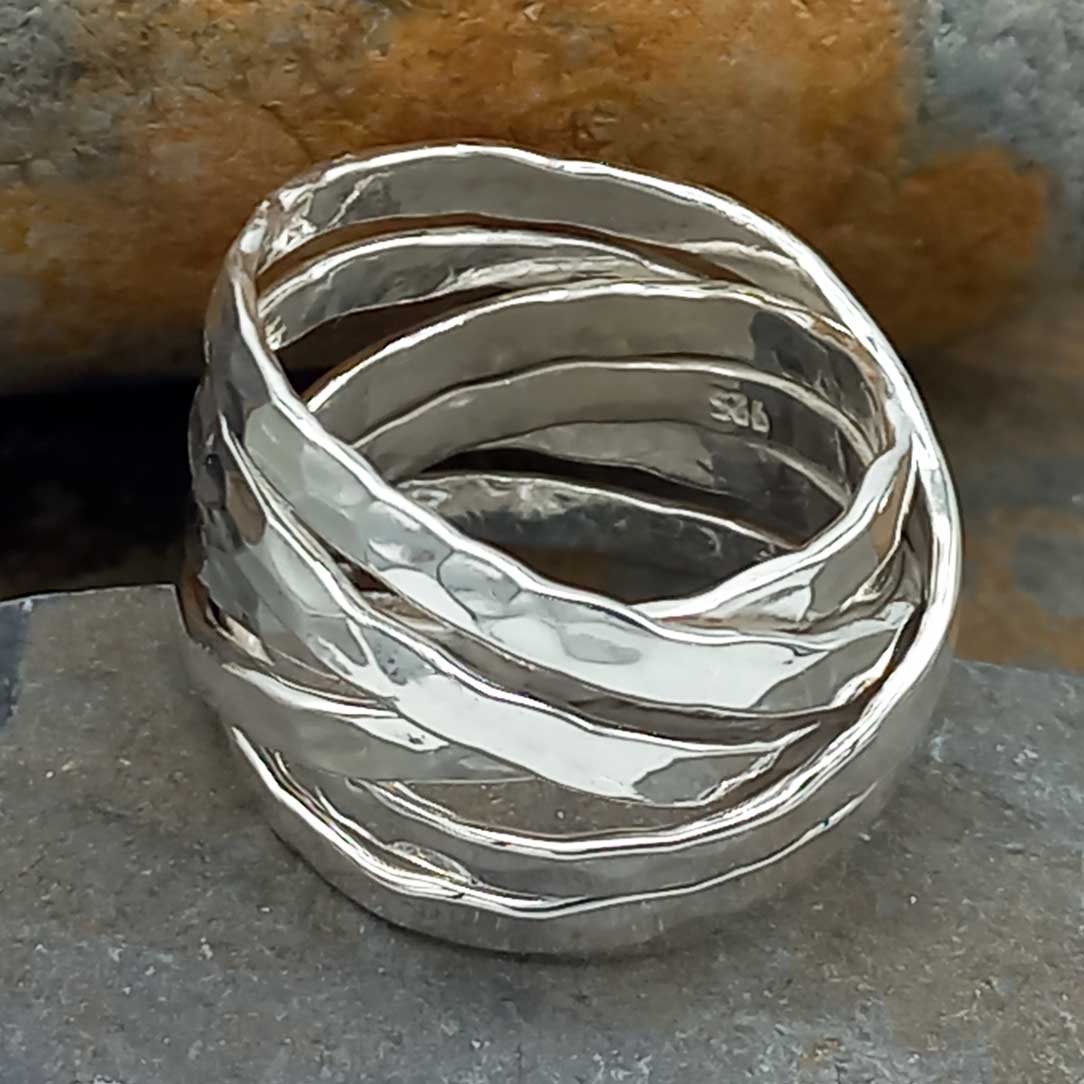 Handmade Chunky Silver Ring